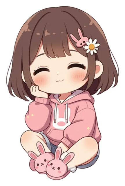 Haruka vibing to music