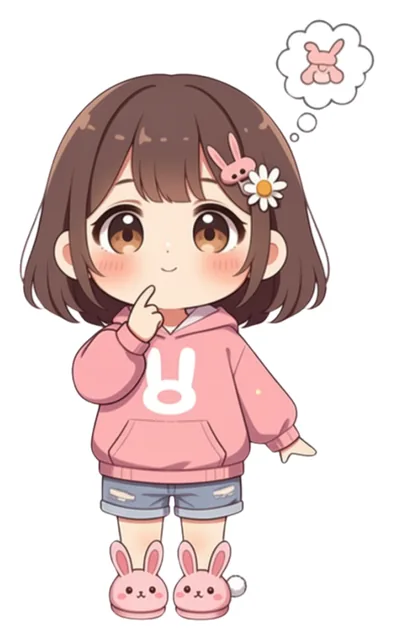 Haruka thinking deeply